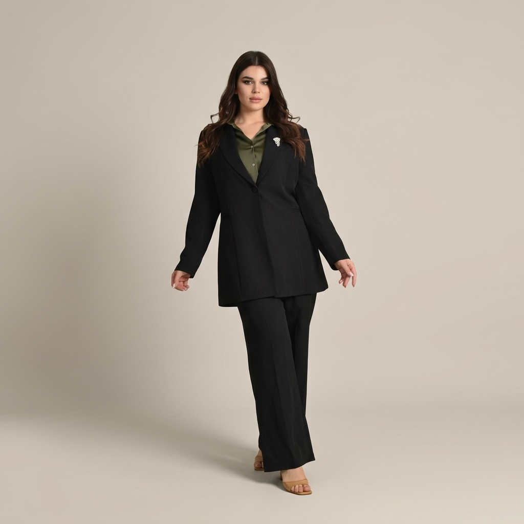 Black Two Pieces Outfit R0526-01