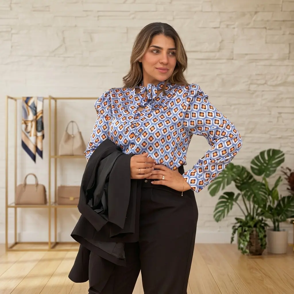 Blue Color Blouse