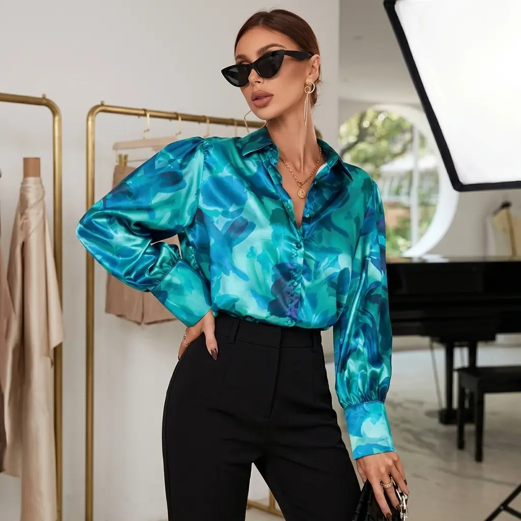 Blue Pattren Shirt