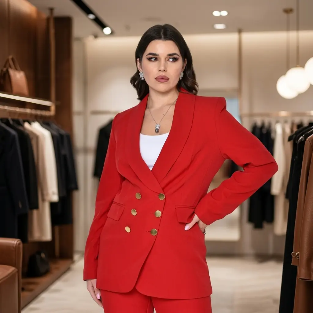 Red Blazer 0010-1123