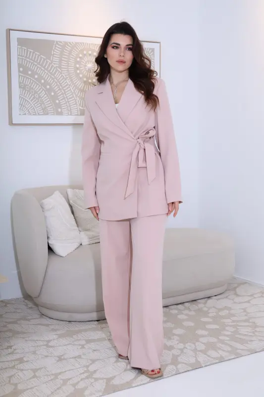 Baby Light Pink Color Two Pieces Outfit NL002