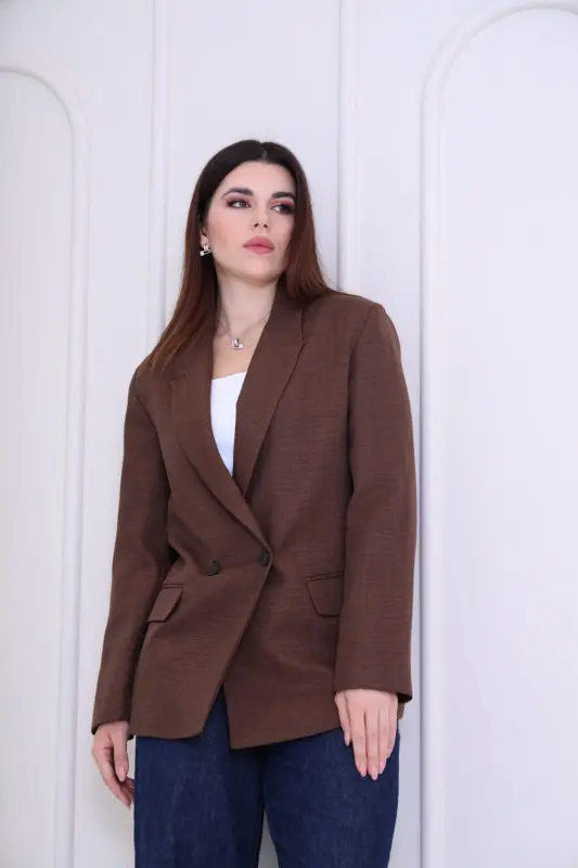 Brown Blazer KT1225-1
