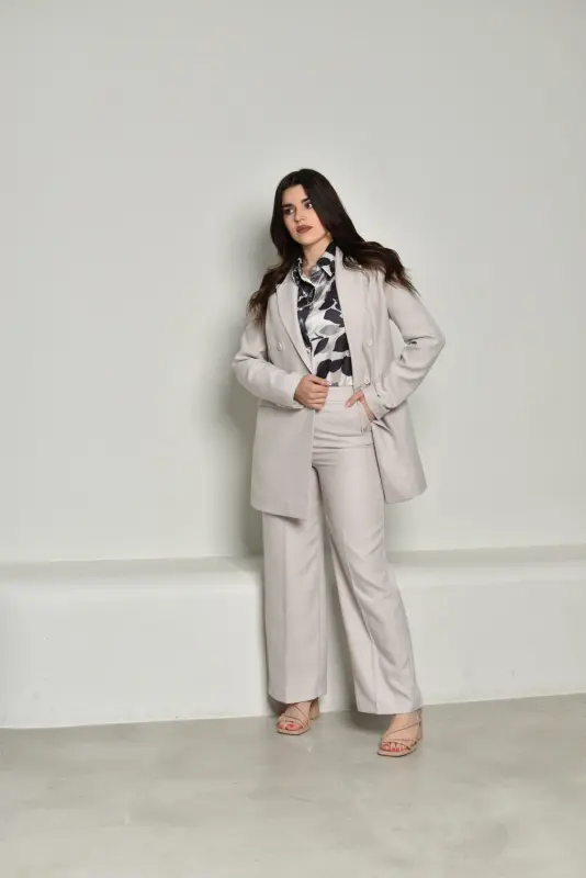 Beige Two Piece Outfit- LF16