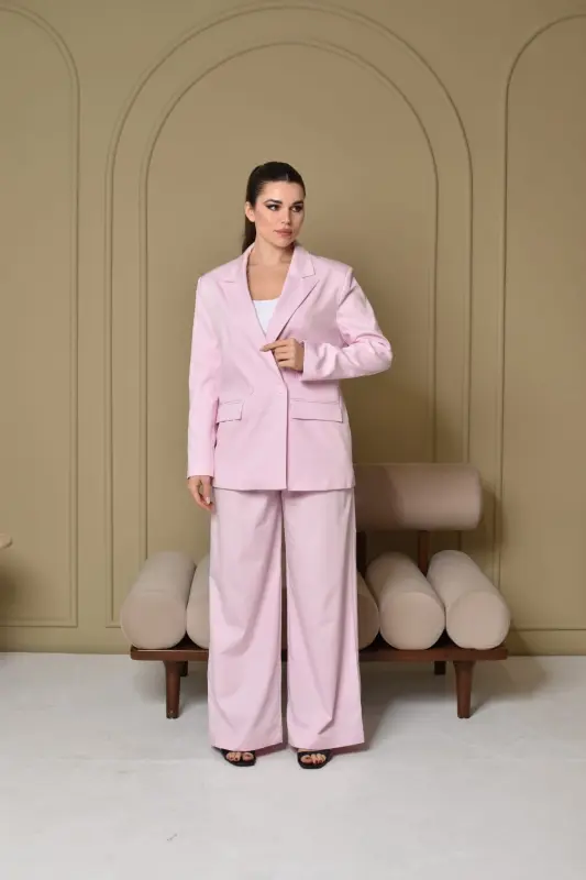 Blush Pink  Two Pieces Suit NS0825-02
