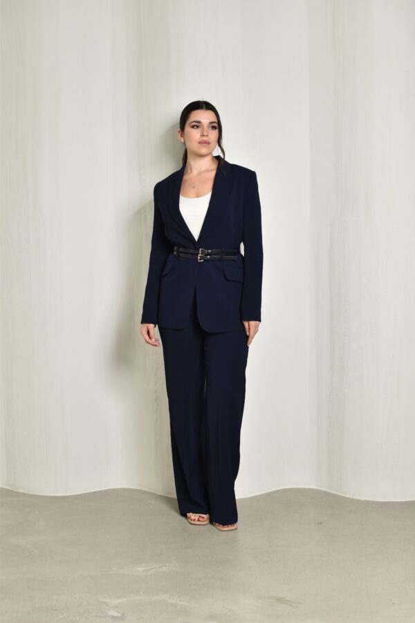 Navy Blue Suit  with two  Belt GC2925-3