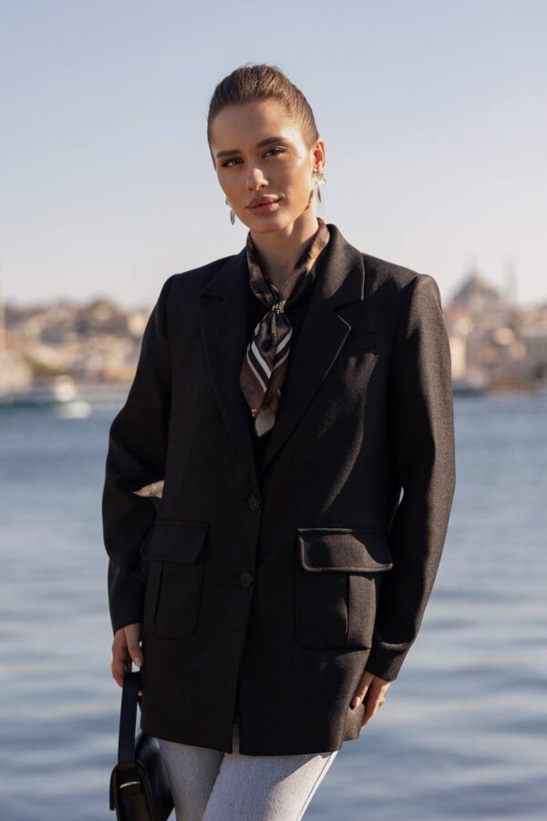 Black Blazer LF1025-9