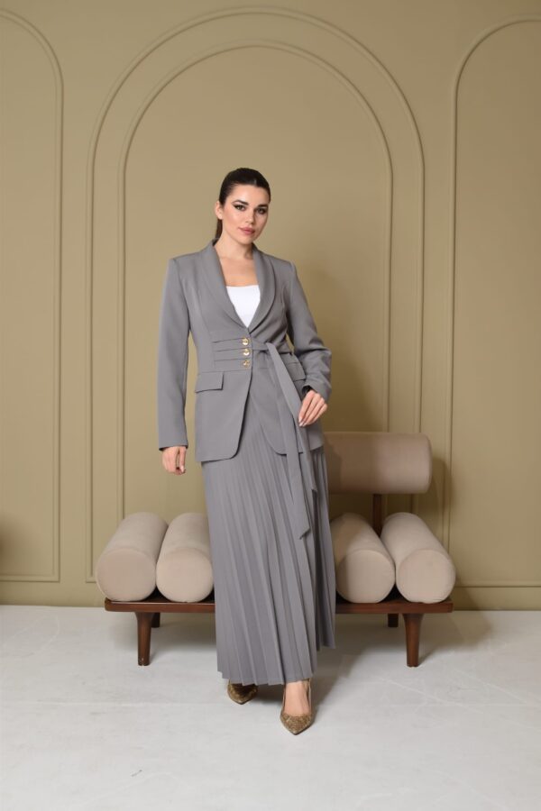Grey Two Pieces Outfit - R0225-1
